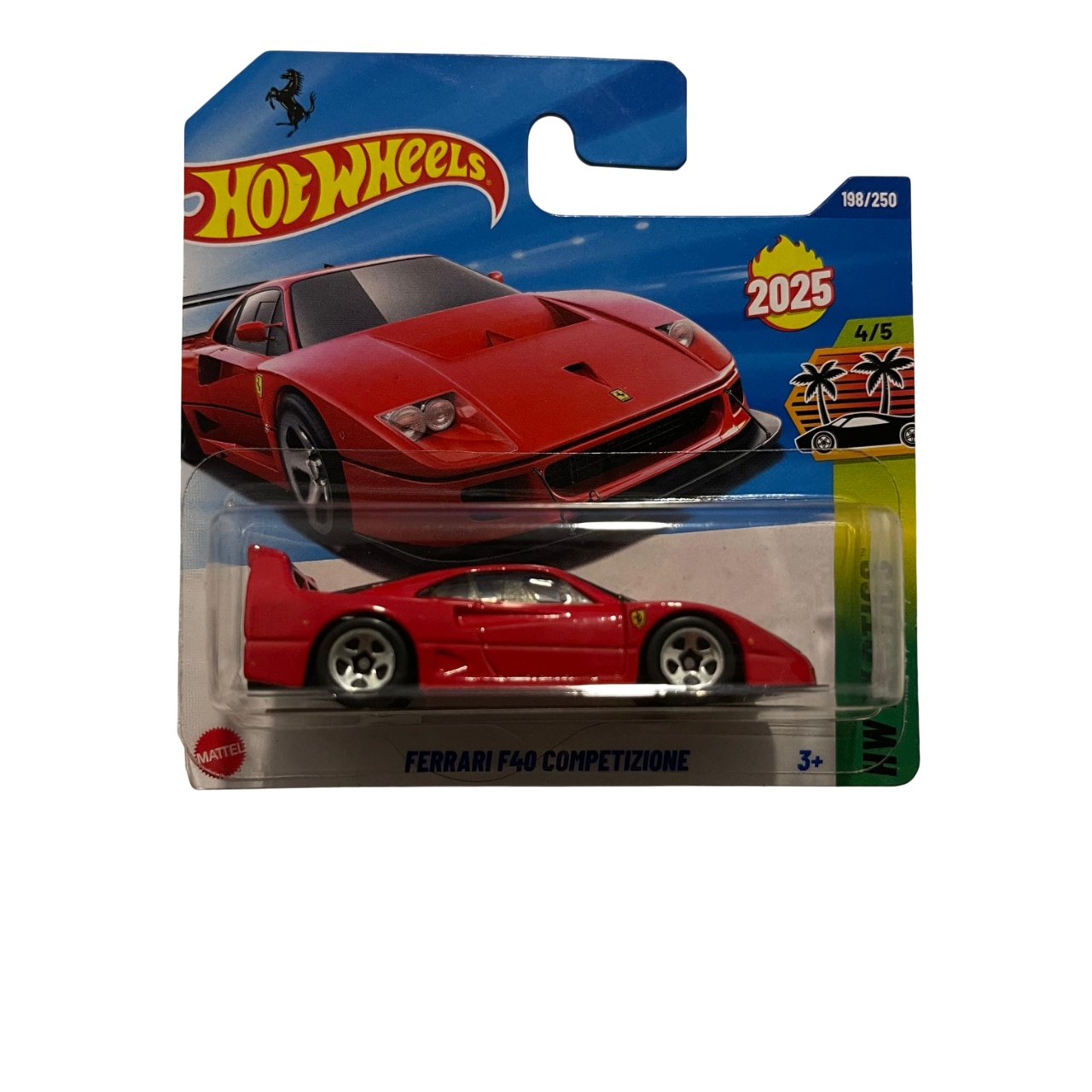 Masinuta Metalica Hot Wheels Ferrari F40 Competizione Rosu 2025 1