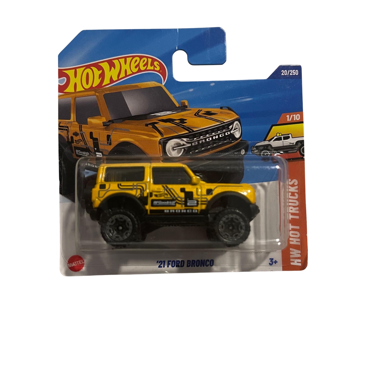 Masinuta Metalica Hot Wheels Ford Bronco 21 Galben 2025 1:64 - eMAG.ro