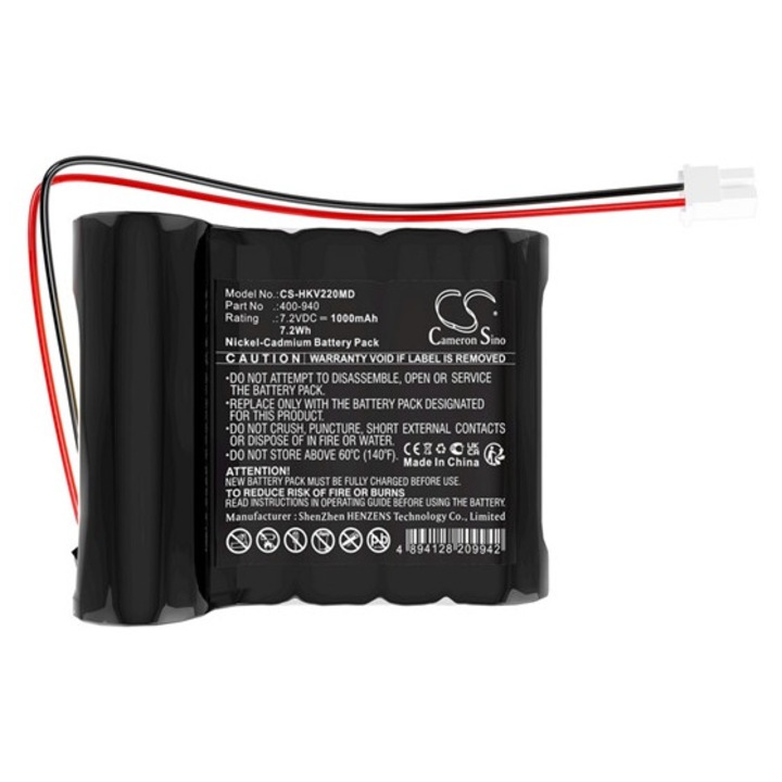 Cameron sino ni-cd akkumulátor, 7.2v, 1000mAh, kompatibilis heska 400-940 -vel