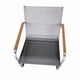 Set mobilier terasa/gradina KLUGMEISTER KJF5226, doua fotolii + canapea + masuta sticla, culoare neagra
