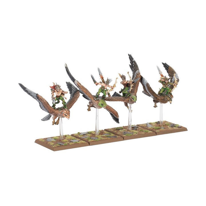 Warhammer the Old World Warhawk Riders Wood Elf Realms játékbővítmény, Games Workshop, 35 darab, szürke