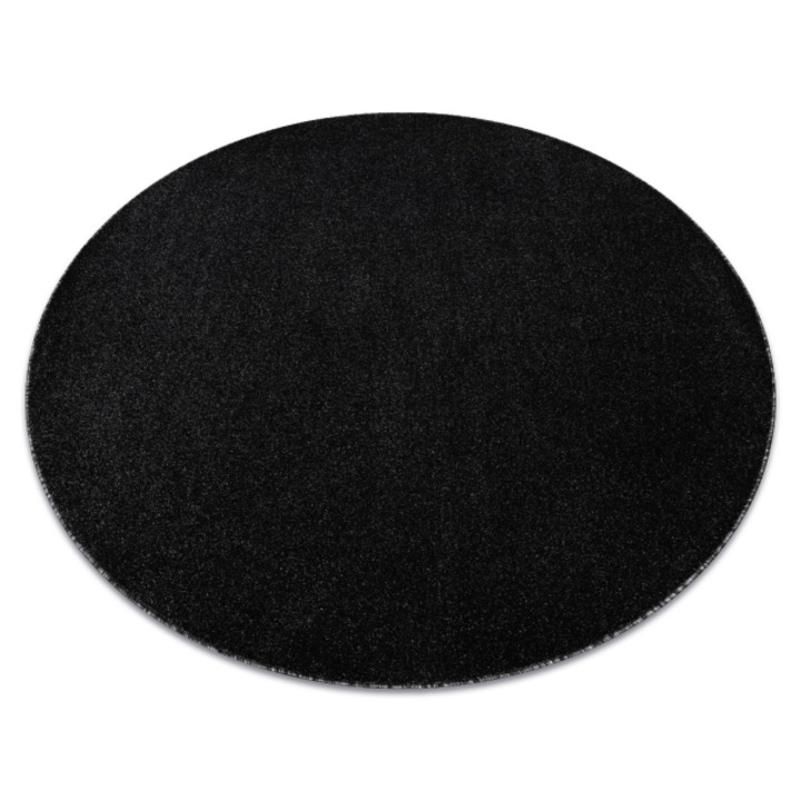 ETON DYWANY ŁUSZCZÓW PLUS cerc covor Melange antracit / argintiu, cerc 133 cm