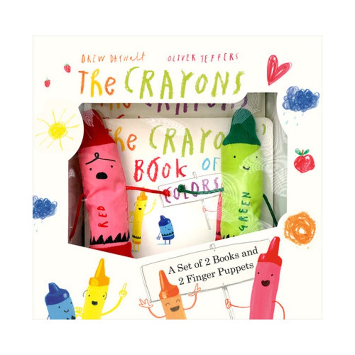 The Crayons A Set of Books and Finger Puppets, Drew Daywalt
