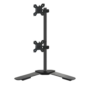 Suport Monitor, Dual, Reglabil, Negru Mat, 17-32 Inch, VESA 75x75/100x100