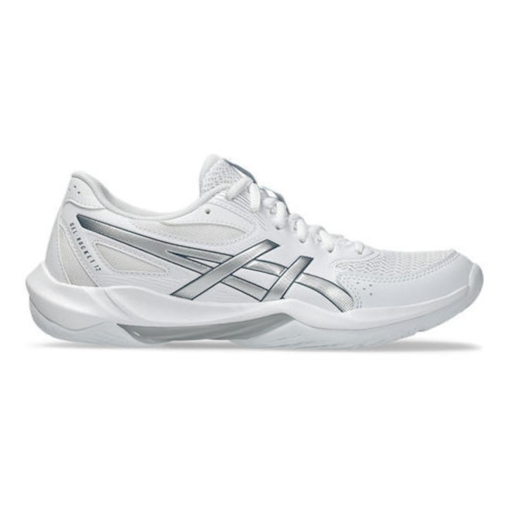 Pantofi sport barbati Asics Gel-Rocket 11, alb/argintiu, sintetic