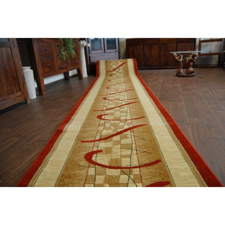 Traversa DYWANY ŁUSZCZÓW heat-set 5414 banan teracota, 120 cm