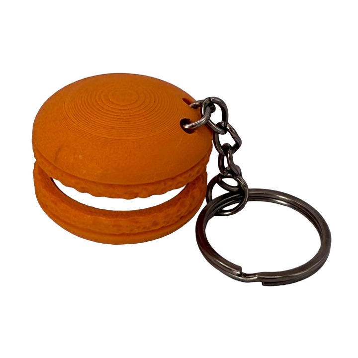 Breloc Macaron 3D, flexibil, colorat, 7-9cm