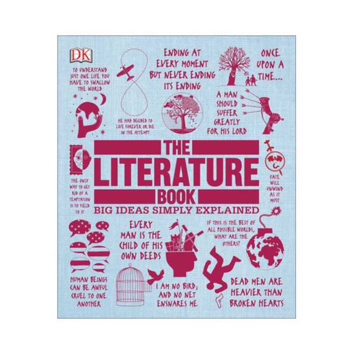 The Literature Book Big Ideas Simply Explained, DK