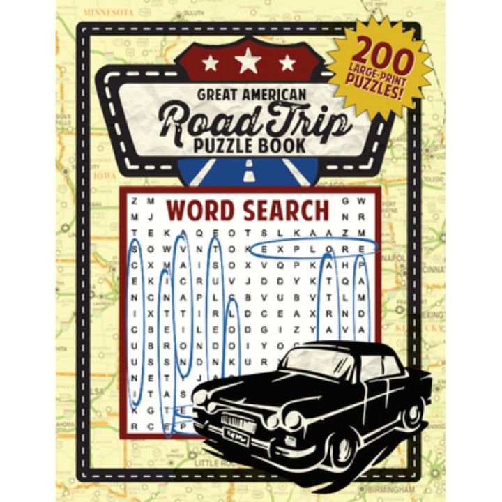Great American Road Trip Puzzle Book, Applewood Books (Author)