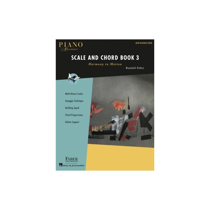 Piano Adventures Scale and Chord Book 3 Harmony in Motion, Randall Faber