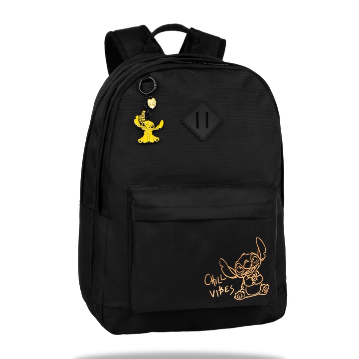 Hátizsák, Coolpack, fekete, 45,5x32,5x18 cm, 27l, laptoprekesszel