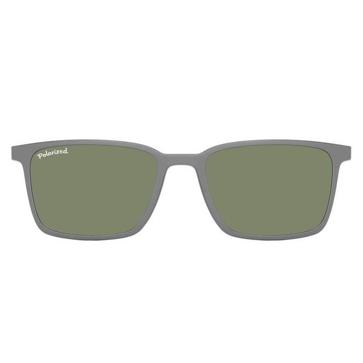 Ochelari de soare magnetici, Sunoptic, polarizati, verde/gri