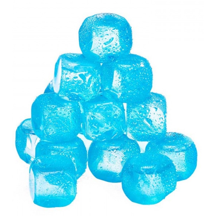 Set Cuburi Gheata Zanox, Reutilizabile, Albastru - 18buc