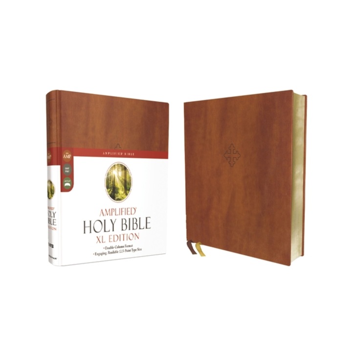 Amplified Holy Bible, XL Edition, Leathersoft, Brown, Zondervan