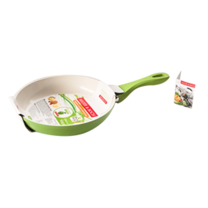 Tigaie raki MAYER & BOCH ceramică 22x5cm nonaderentă, maner silicon