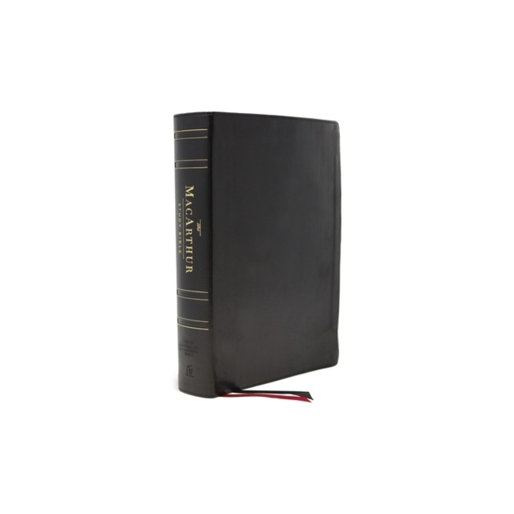 Nasb, MacArthur Study Bible, 2nd Edition, Genuine Leather, Black, Thumb Indexed, Comfort Print Unleashing God's Truth One Verse at a Time, John F. MacArthur