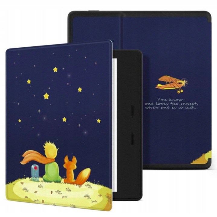 Husa pentru Amazon, Kindle Oasis, cu inchidere magnetica, microfibra