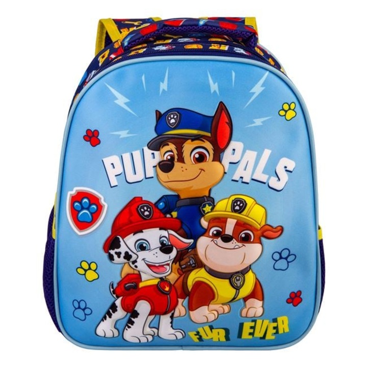 Lila óvodai hátizsák 3D Mancs őrjárat modellel