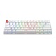 Клавиатура Marvo механична геймърска клавиатура Gaming Mechanical keyboard Saber 61 KG933G White - 61 keys, Red Switches [Linear] MARVO-KG933G-WH