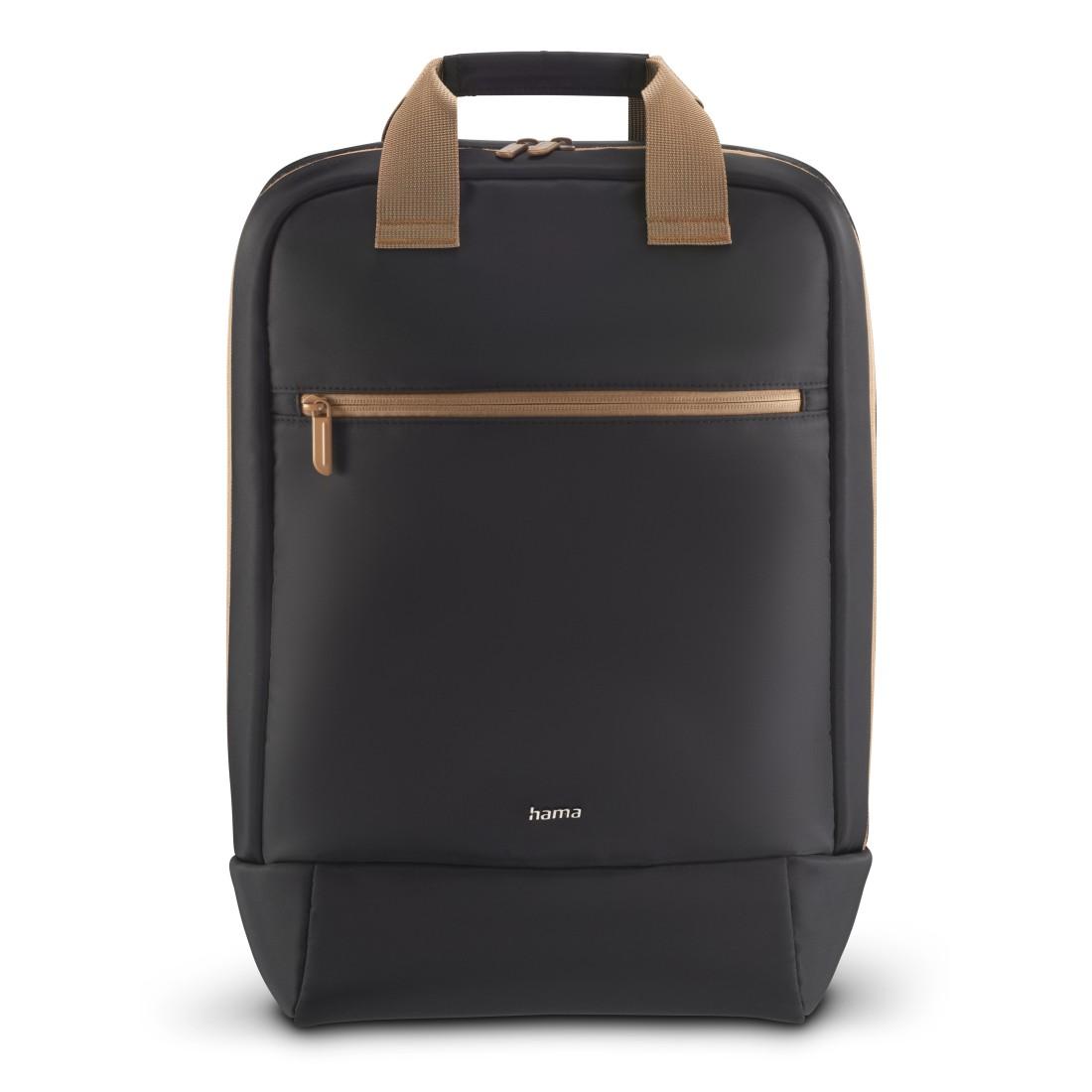 Geanta pentru laptop HAMA „Ultra Lightweight”, pana la 41 cm (16" 2"), neagra cu maro HAMA-222056