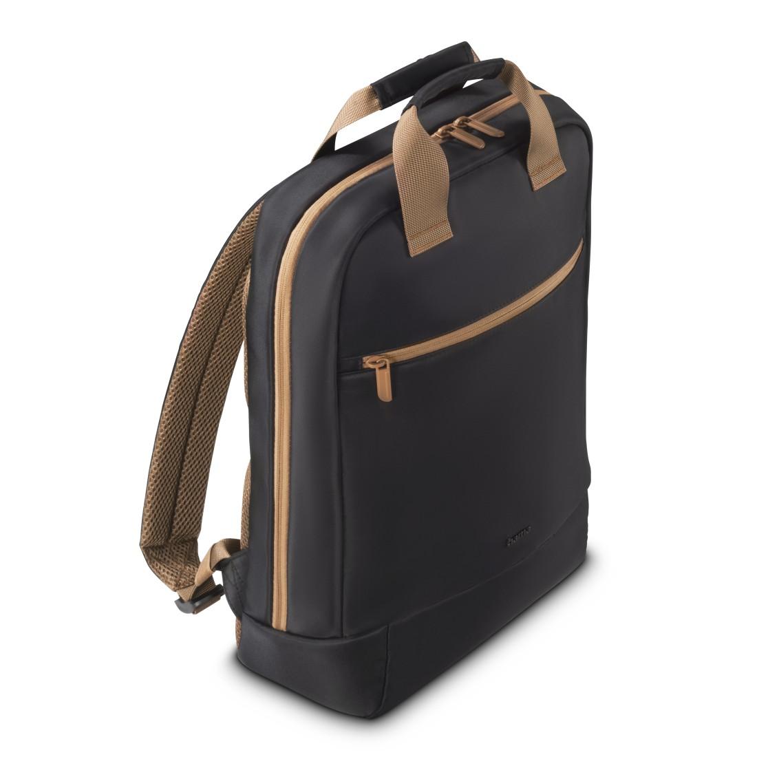 Geanta pentru laptop HAMA „Ultra Lightweight”, pana la 41 cm (16" 2"), neagra cu maro HAMA-222056