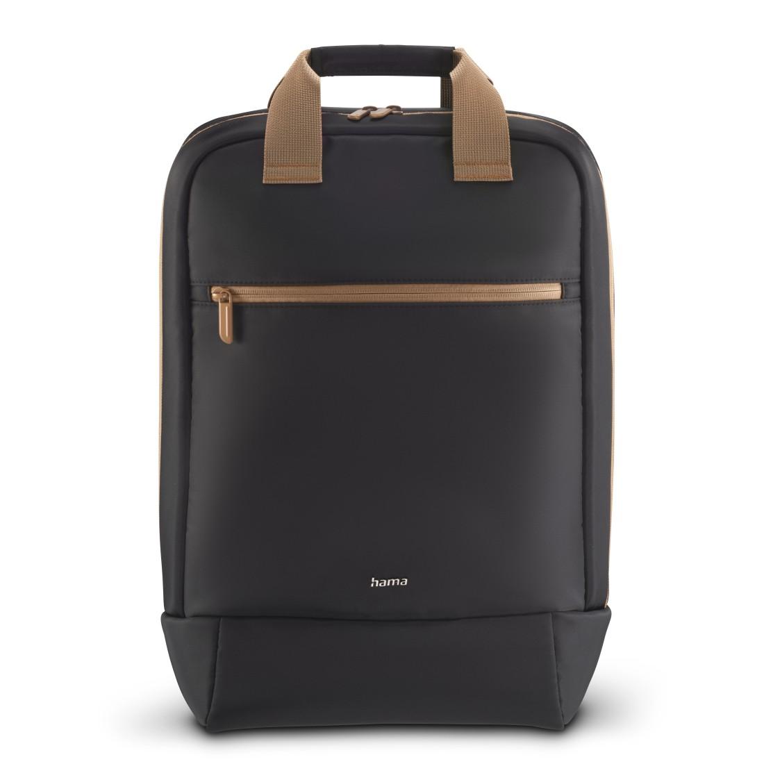 Geanta pentru laptop HAMA „Ultra Lightweight”, pana la 41 cm (16" 2"), neagra cu maro HAMA-222056