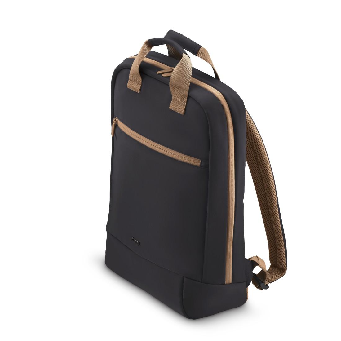 Geanta pentru laptop HAMA „Ultra Lightweight”, pana la 41 cm (16" 2"), neagra cu maro HAMA-222056