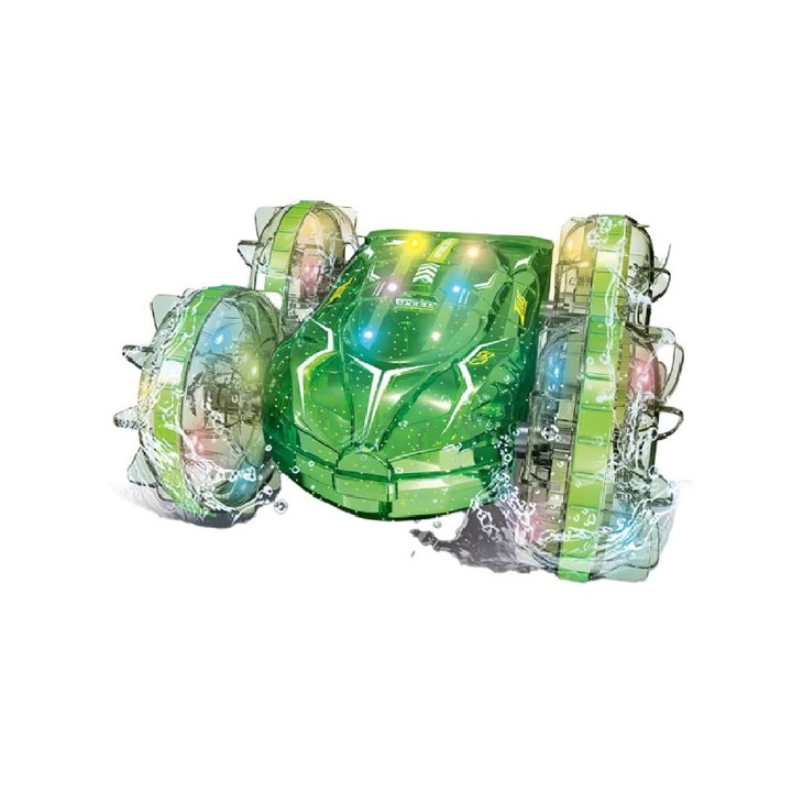 Carucior impermeabil cu telecomanda AiJH, Verde