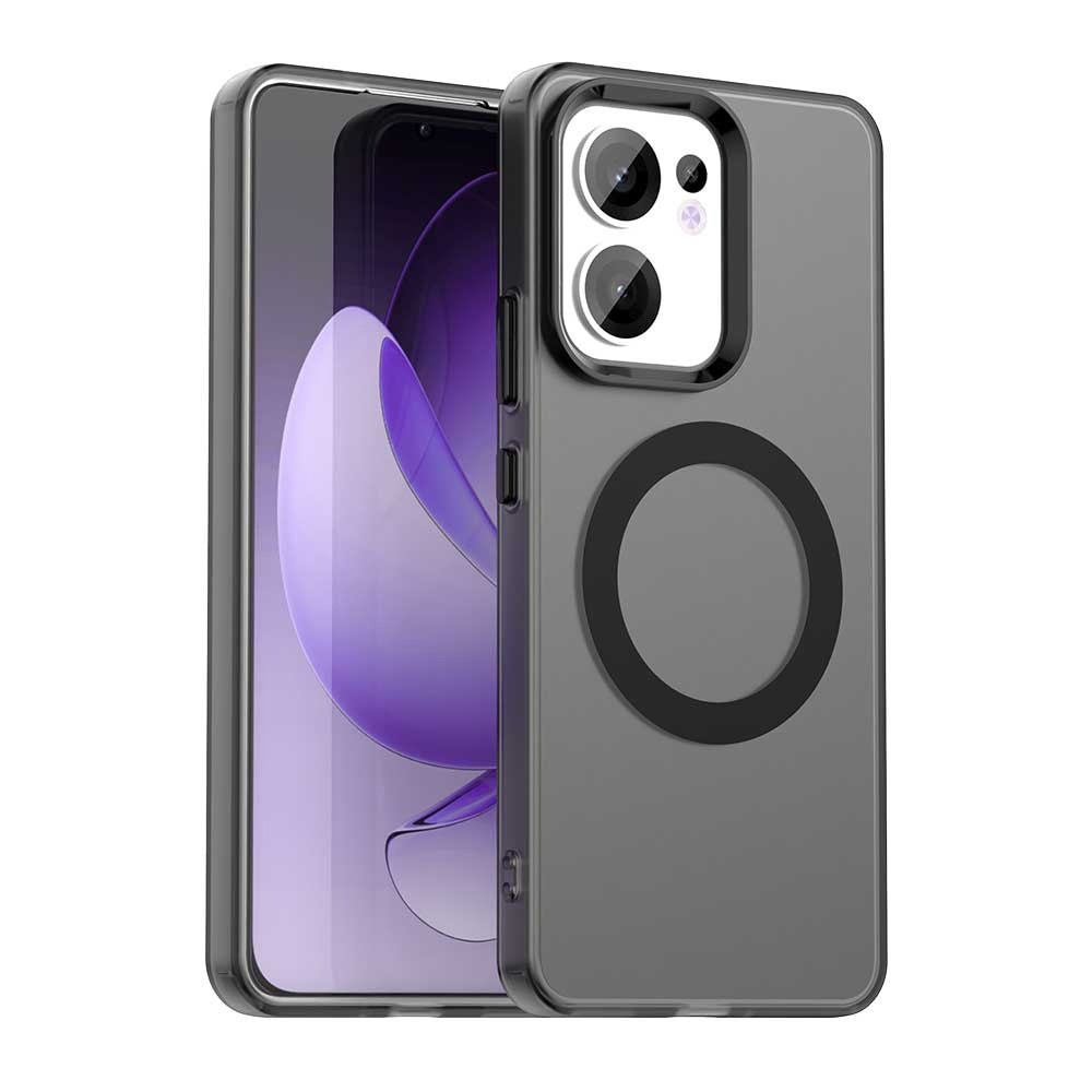 Husa premium pentru Oppo Reno 13F 13FS 4G 5G VivaShell Fusion compatibila MagSafe Anti-Shock - Protectie Avansata Display Camera - Design Slim si Elegant - Negru