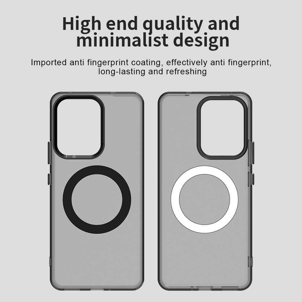 Husa premium pentru Oppo Reno 13F 13FS 4G 5G VivaShell Fusion compatibila MagSafe Anti-Shock - Protectie Avansata Display Camera - Design Slim si Elegant - Negru