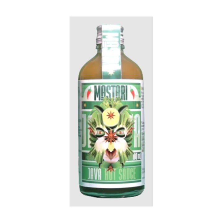 Sos iute Mastari Java – Sos natural cu ardei jalapeño verde, telina, fenicul si badiana – 100 ml