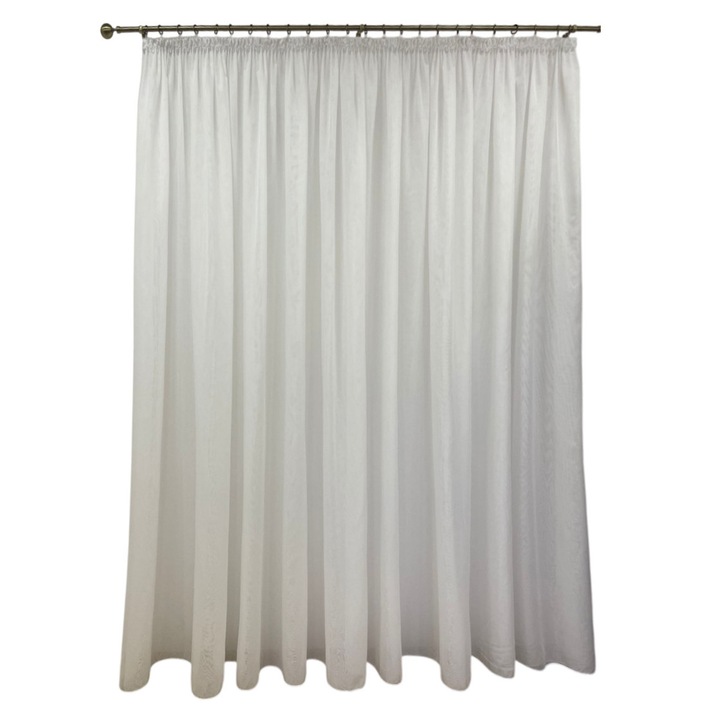 Perdea voal LIZ LINE Premium Quality, alb, 900x245cm, cu rejansa