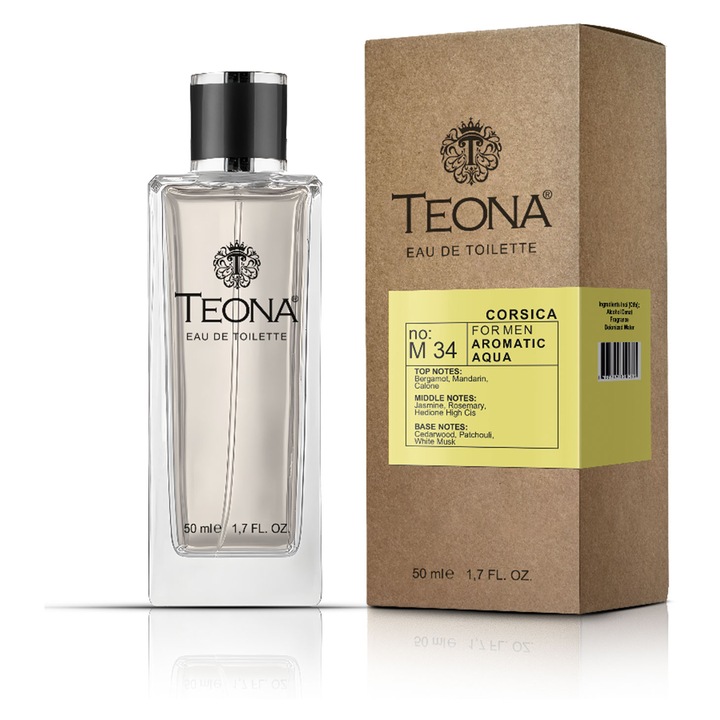 Teona Apa de Toaleta M34 Corsica Barbati 50 ml