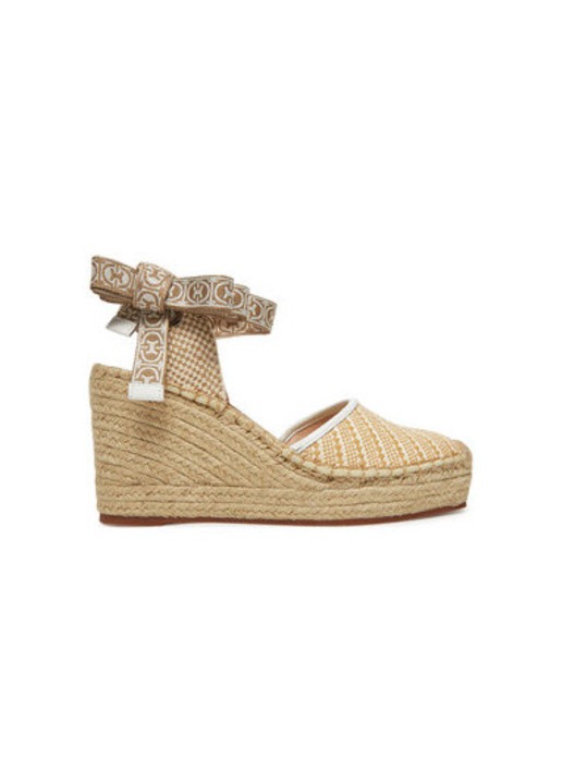 Coccinelle női espadrillák, SRK 32 01 01 566, textil, 41 EU, bézs