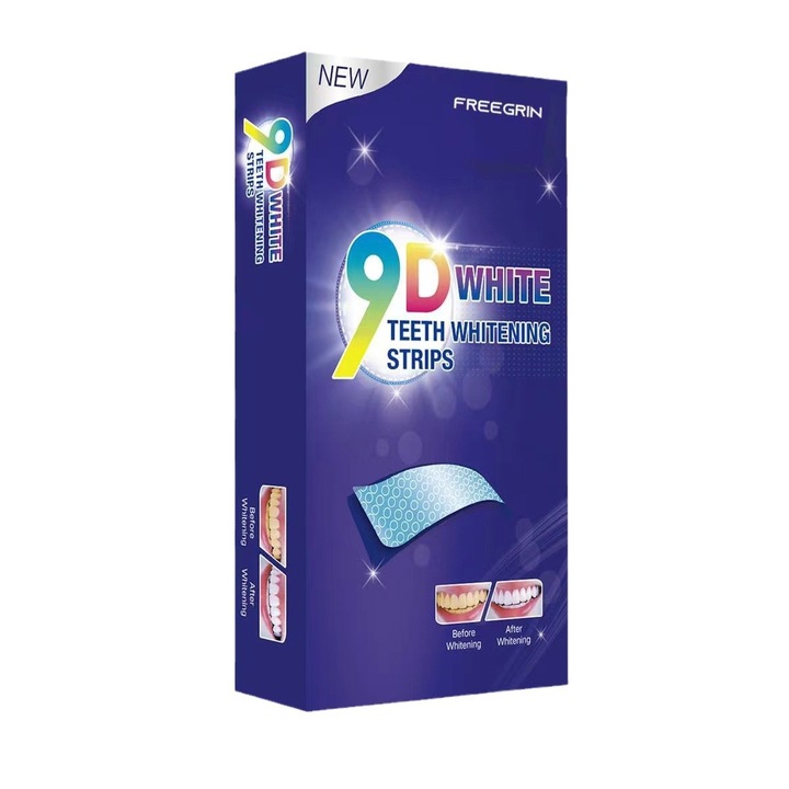 HOMETIMES 9D fogfehérítő készlet, 14 tabletta, folteltávolítás, sárgulás és fogkő eltávolítása