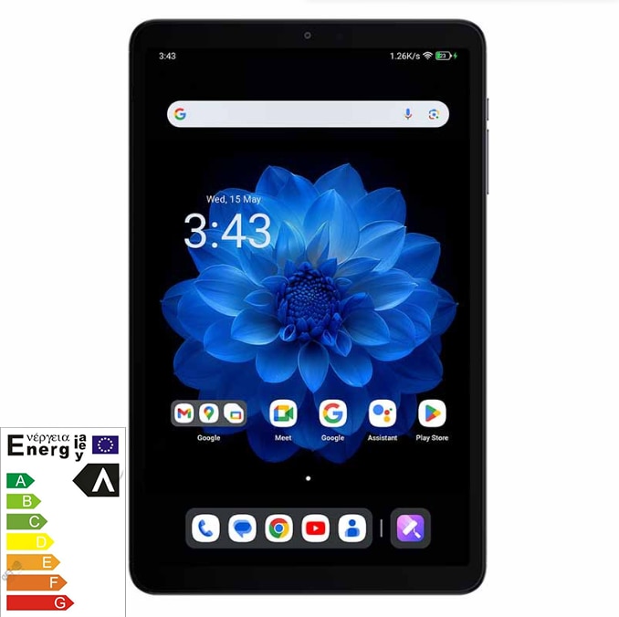 Tableta 16+512GB 10,1 Inch, Culoare Gri, Expandabil Memorie (pana la 1TB), Dual Camera