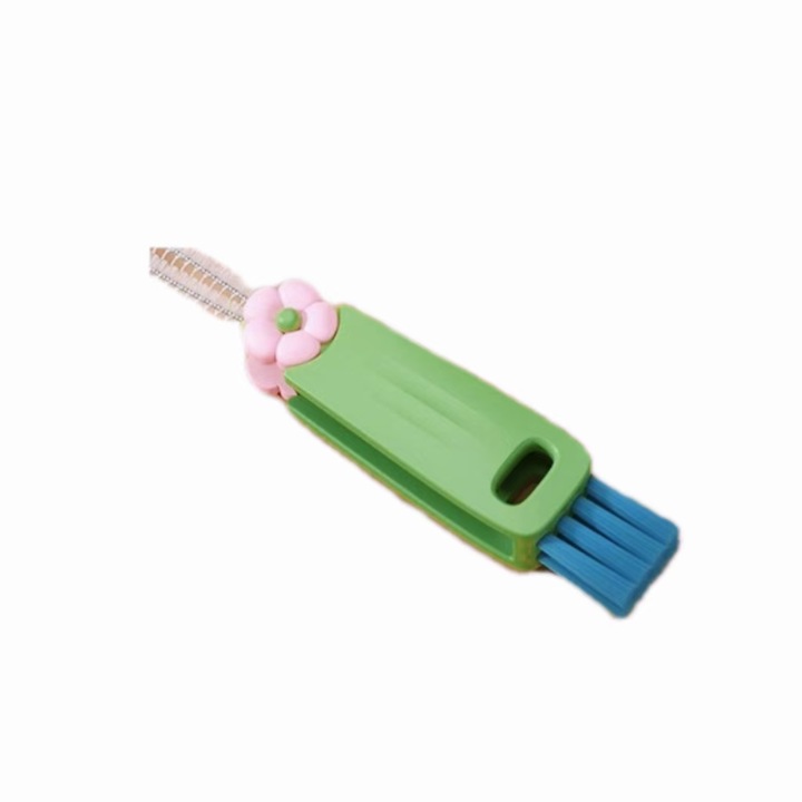 Set perii de curatare 3 in 1, multifunctional, pentru biberoane, culori mixte, 12.8x2.4cm, verde