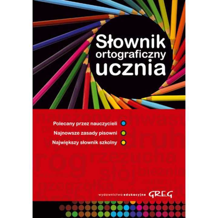 Dictionar ortografic, Greg, 2023, format portabil, coperta tare