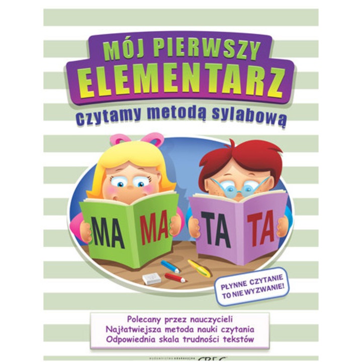 Moj primul elementar, Greg, metoda silabica, ilustratii atractive, 2023