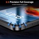 Set de 2 Folie protectie pentru iPhone 16 Pro, iPhone 17 (standard), Kynetic®, sticla temperata, tehnologie automata de eliminare a prafului, advanced touch sensitivity, acoperire oleofoba, anti-amprente, 6.3 inch, Claritate FullHD