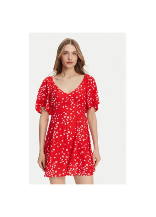 Дамска лятна рокля Roxy, ERJWD038807, Червен, XS