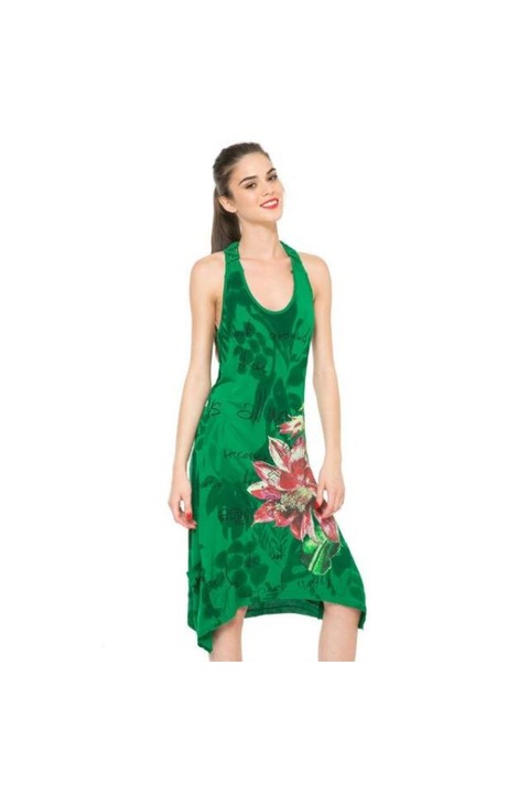 Rochie Desigual 61V21D9, Verde, L