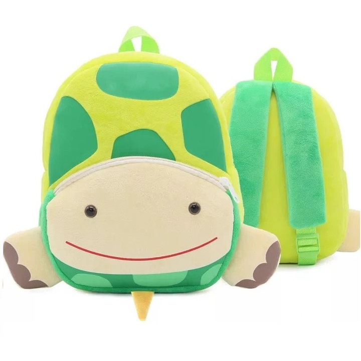 Ghiozdan Gradinita pentru Copii prescolari WePro Store, Model Broasca Testoasa, plus, 26x24x10