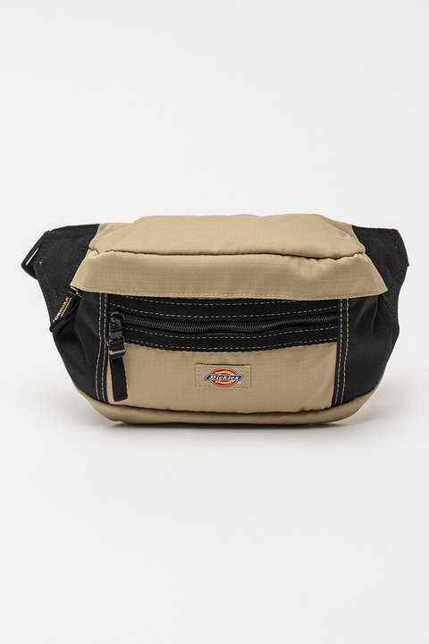 Dickies, Cipzáros övtáska logóval, Fekete, Khaki