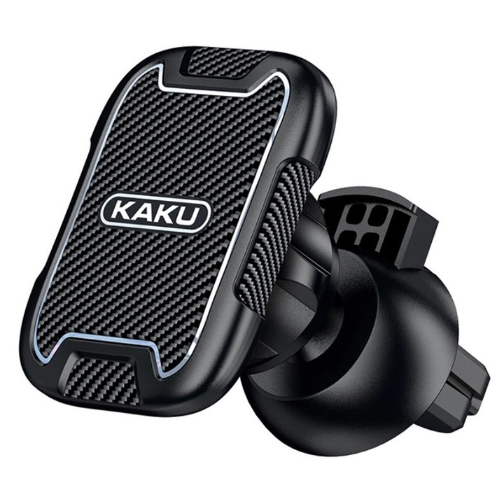 Suport Auto Magnetic, KSC-426A, Clesti pentru Grila, Rotativ, Negru