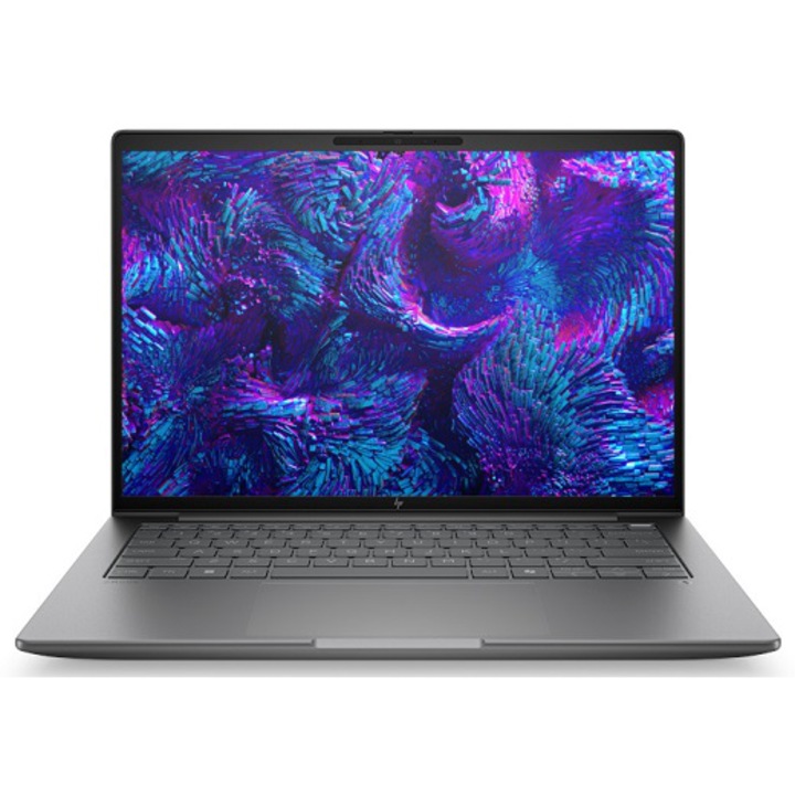 HP ZBook 8 G1i laptop, Intel® Core™ Ultra 7 255Hz, 24M gyorsítótár, akár 5,10 GHz, 16" 2.5K 120Hz, 32GB, 1TB SSD, Intel Arc 140T grafikus kártya, Windows 11 Pro, szürke