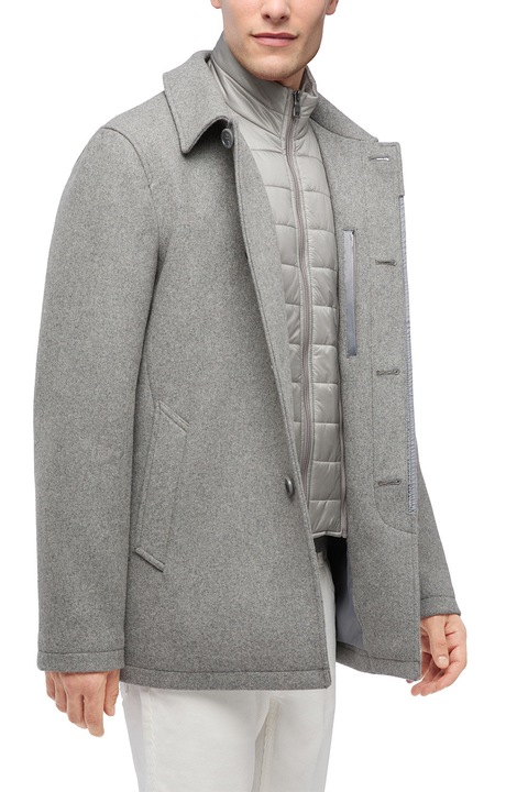 Geox, Haina din amestec de lana Monreale, Gri deschis melange