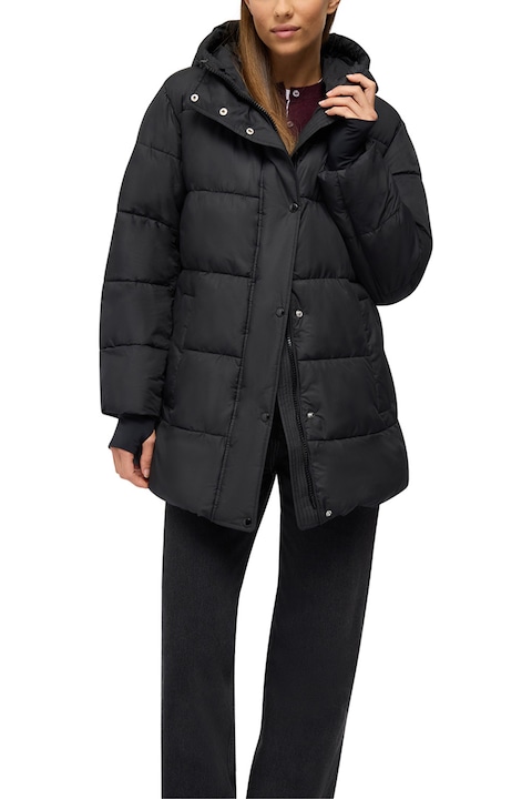 Geox, Geaca cu vatelina si gluga, Negru