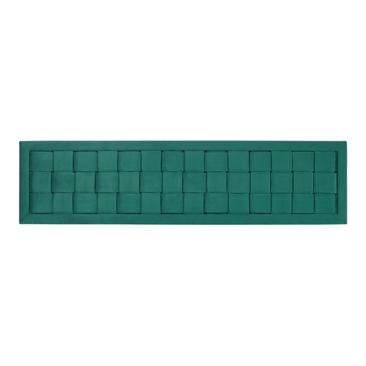 Tablie pat, en.casa, Tervo, 140 x 5 x 50 cm, placa lemn stratificat, poliester, verde