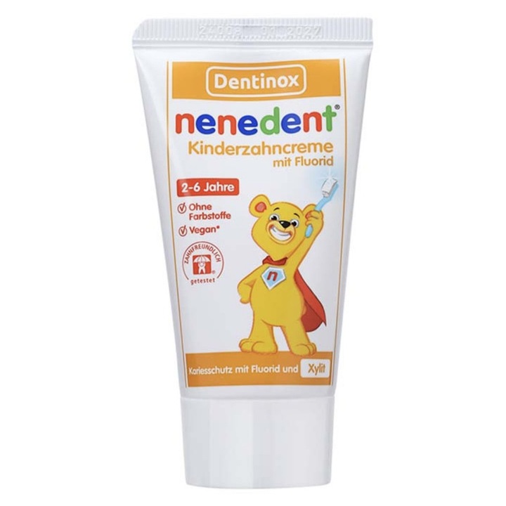 Паста за зъби за деца Флуоридна 2-6 години 50 мл, Nenedent